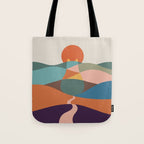 Cat Landscape 65 Tote Bag Gallery Image 1