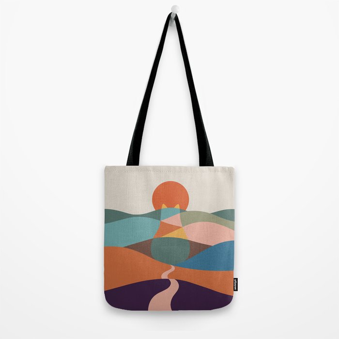 Cat Landscape 65 Tote Bag Gallery Image 2