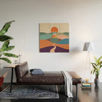 Cat Landscape 65 Wood Wall Art Gallery Image 2