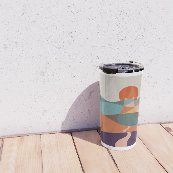 Cat Landscape 65 Travel Mug Gallery Image 4