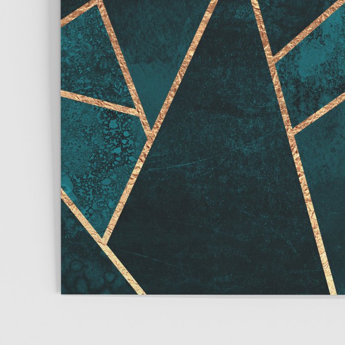 Deep Teal Stone Poster Gallery Image 3
