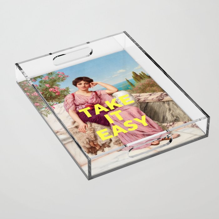 Take it Easy Acrylic Tray Gallery Image 1