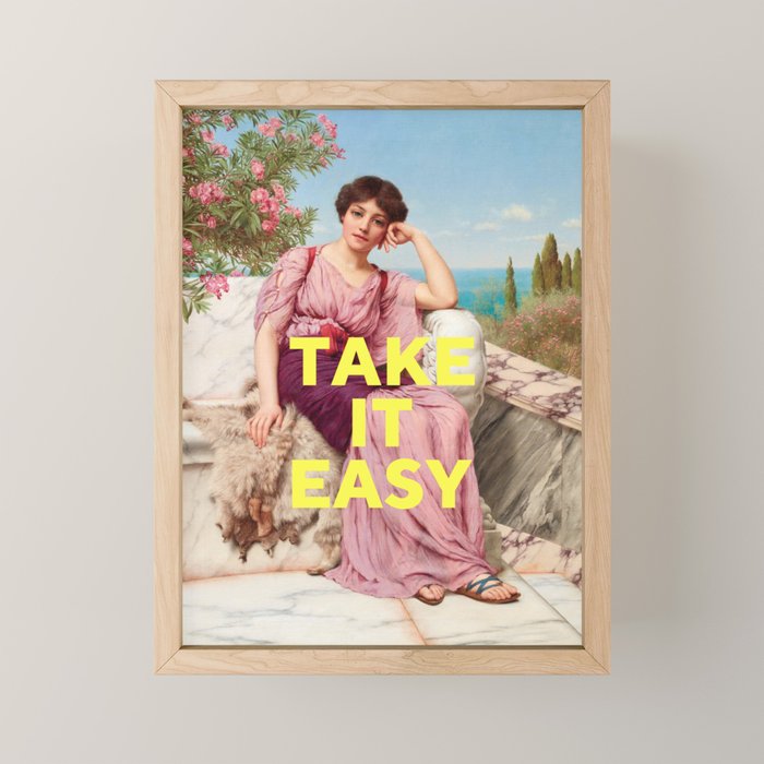 Take it Easy Mini Art Print Gallery Image 1