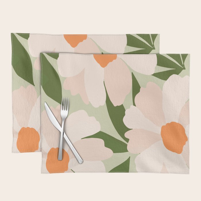 Freya's flower - greenery Placemat Gallery Image 1