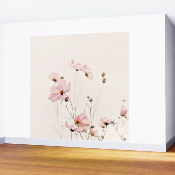 COSMEA DANCING CREME BEIGE Wall Mural Gallery Image 2