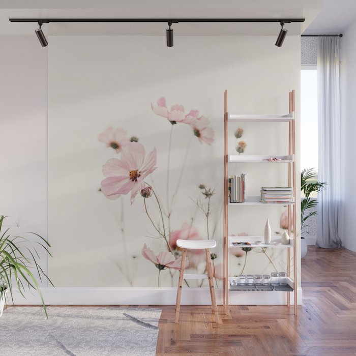 COSMEA DANCING CREME BEIGE Wall Mural Gallery Image 1