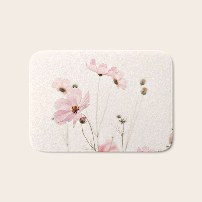 COSMEA DANCING CREME BEIGE Bath Mat Gallery Image 1
