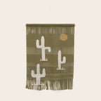 saguaro silent disco - olive Wall Hanging Gallery Image 1