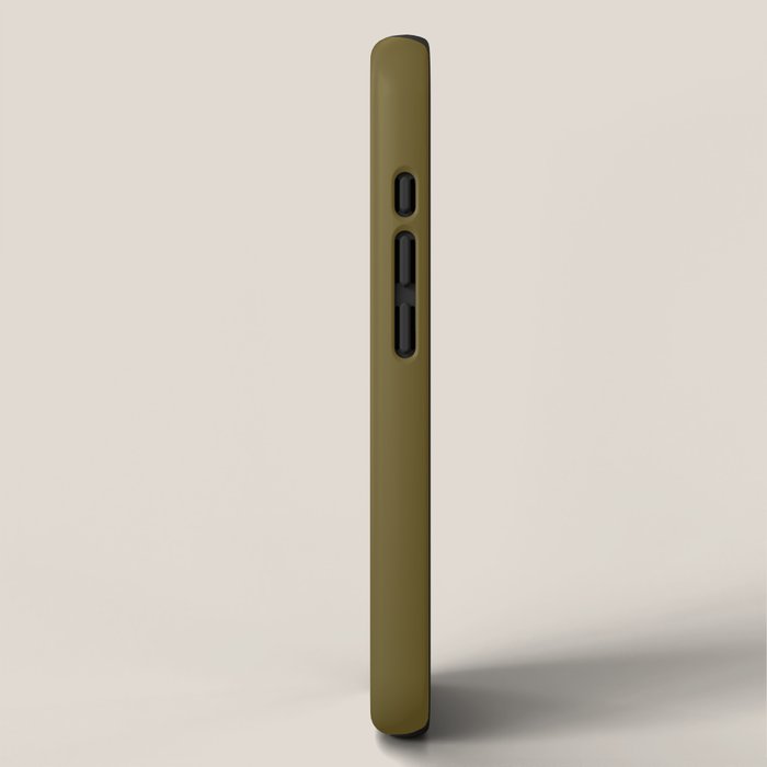 saguaro silent disco - olive iPhone Case Gallery Image 2