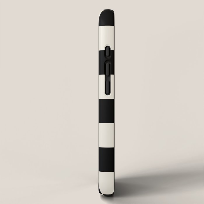 Checkered (Black Cream) iPhone Case Gallery Image 2