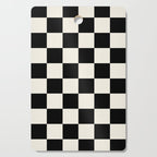 Checkered (Black Cream) Cutting Board Gallery Image 1