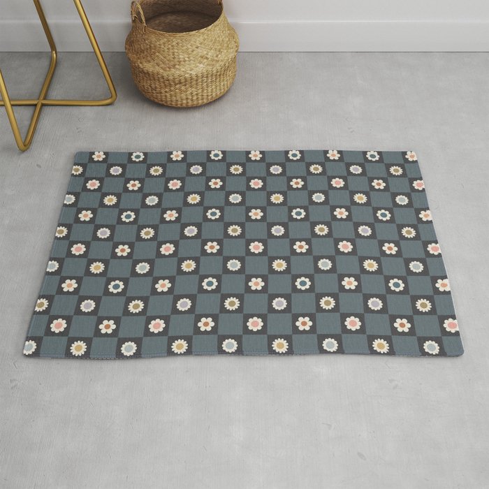 Daisy Checkerboard Rug Gallery Image 1