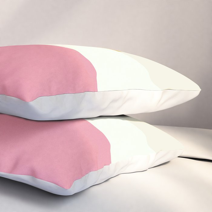 Sunset Island - Pink Pillow Sham Gallery Image 3
