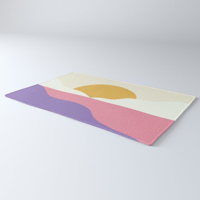 Sunset Island - Pink Rug Gallery Image 3
