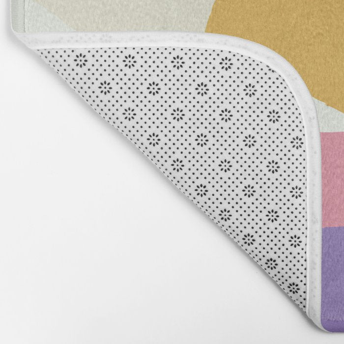 Sunset Island - Pink Bath Mat Gallery Image 2