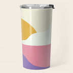 Sunset Island - Pink Travel Mug Gallery Image 2