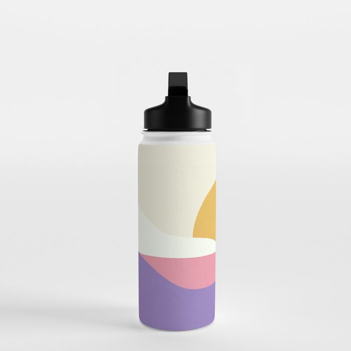 Sunset Island - Pink Water Bottle Gallery Image 3