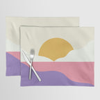 Sunset Island - Pink Placemat Gallery Image 1