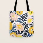 Outdoor: florals matching to design for a happy life Tote Bag Gallery Image 1