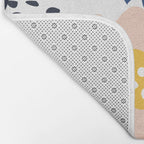 Outdoor: florals matching to design for a happy life Bath Mat Gallery Image 2