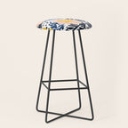 Outdoor: florals matching to design for a happy life Stool Gallery Image 1