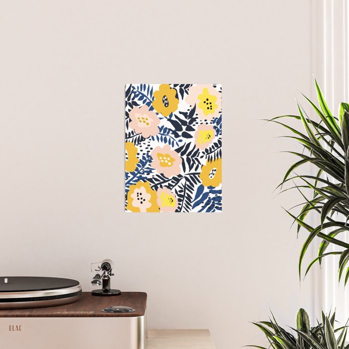 Outdoor: florals matching to design for a happy life Poster Gallery Image 2