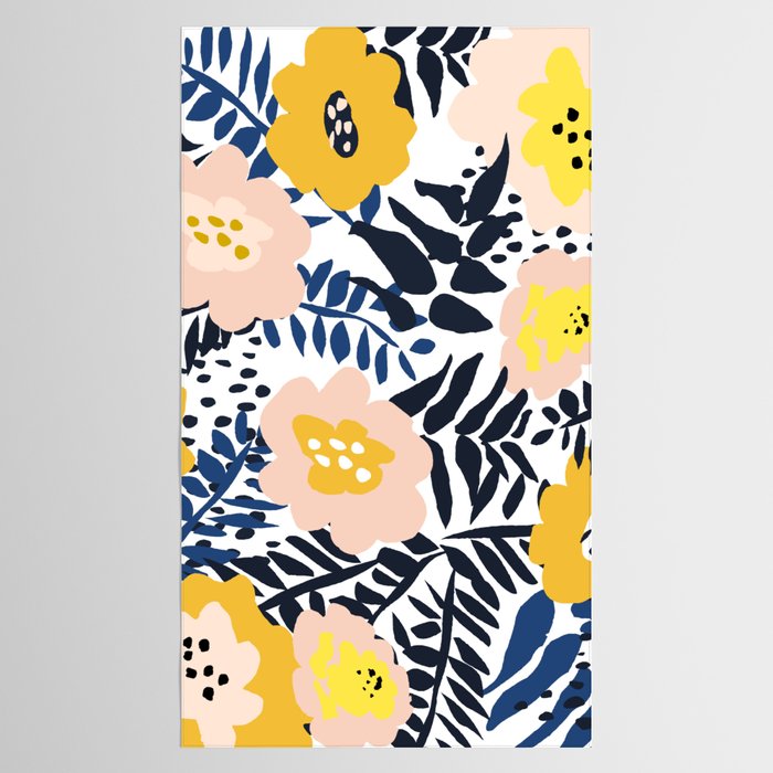 Outdoor: florals matching to design for a happy life Tablecloth Gallery Image 2
