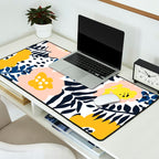 Outdoor: florals matching to design for a happy life Desk Mat Gallery Image 2