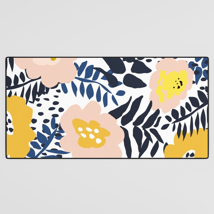 Outdoor: florals matching to design for a happy life Desk Mat Gallery Image 3