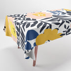 Outdoor: florals matching to design for a happy life Tablecloth Gallery Image 1