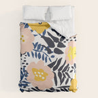Outdoor: florals matching to design for a happy life Duvet Cover Gallery Image 6
