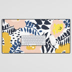 Outdoor: florals matching to design for a happy life Desk Mat Gallery Image 1