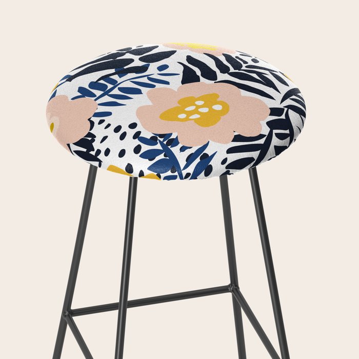 Outdoor: florals matching to design for a happy life Stool Gallery Image 2
