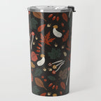 Dark autumnal mushrooms II Travel Mug Gallery Image 2
