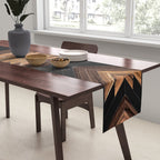 Urban Tribal Pattern No.7 - Aztec - Wood Table Runner Gallery Image 2