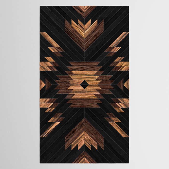 Urban Tribal Pattern No.7 - Aztec - Wood Tablecloth Gallery Image 2