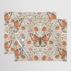 William Morris Inspired Monarch Butterfly Pattern Placemat Gallery Image 1