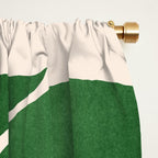 Tropical Forest Sunset / Mid Century Abstract Shapes Window Curtain Gallery Image 2