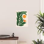 Tropical Forest Sunset / Mid Century Abstract Shapes Poster Gallery Image 2
