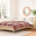 Bordeaux Checkered Theme Duvet Cover Gallery Image 2