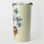 Lion on dandelion Travel Mug Gallery Image 2