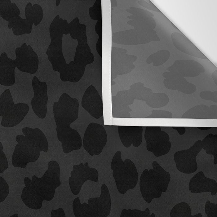 Black On Black Leopard Wall Tapestry Gallery Image 3