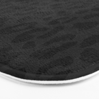 Black On Black Leopard Bath Mat Gallery Image 3