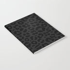Black On Black Leopard Notebook Gallery Image 2