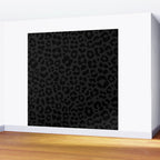 Black On Black Leopard Wall Mural Gallery Image 2