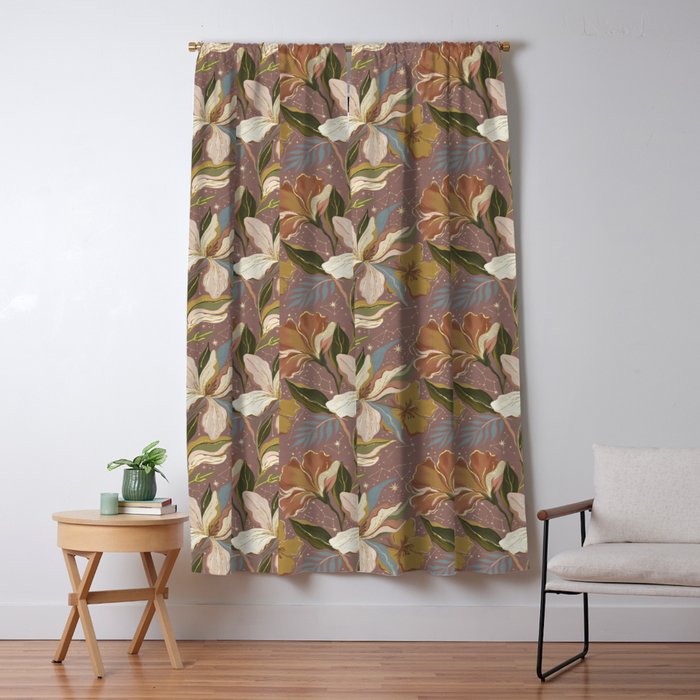 Celestial Iris Garden Window Curtain Gallery Image 1