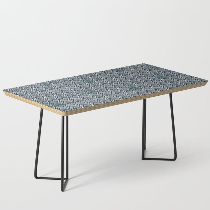 Feather Tile Navy Coffee Table Gallery Image 1