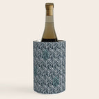 Feather Tile Navy Wine Chiller Gallery Image 1