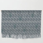 Feather Tile Navy Wall Hanging Gallery Image 1