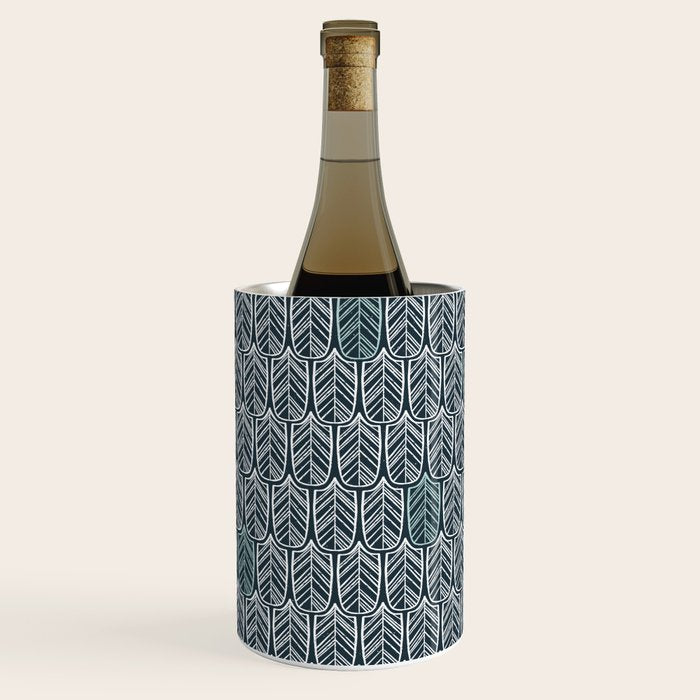 Feather Tile Navy Wine Chiller Gallery Image 3